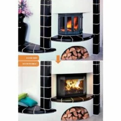 Dovre Kaminkassette Phoenix 2 Umrüstsatz Nachrüstsatz Für T2000S -Kaminladen Geschaft 10112gphoenix21