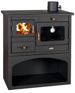 EEK A Küchenofen Holzherd Prity 1P34 Rauchrohr Rechts – 10kW + BIMSCHV II