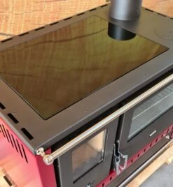 EEK A Premium-Küchenofen Holzherd GT Bordeaux !Cerankochfeld!+!Edelstahlbackfach!-Dauerbrandherd - 15kW -Kaminladen Geschaft 20200902 104052