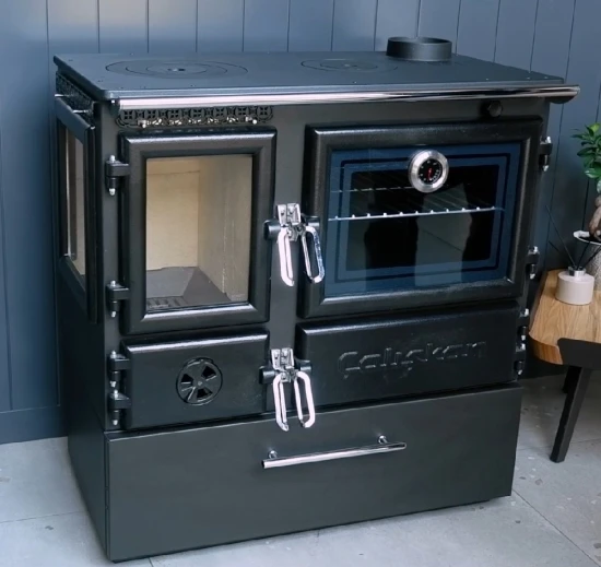 EEK A - Panorama-Holzherd Modell 214-3D BOX Mit 6,42kW - Viel Gusseisen! 5 EEK A - Panorama-Holzherd Modell 214-3D BOX Mit 6,42kW - Viel Gusseisen! – Bild 3