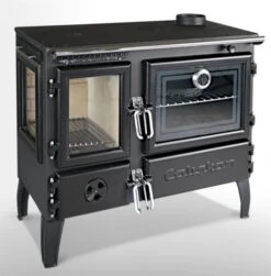 EEK A - Panorama-Holzherd Modell 214-3D Mit 6,42kW - Viel Gusseisen! -Kaminladen Geschaft 214 3d11