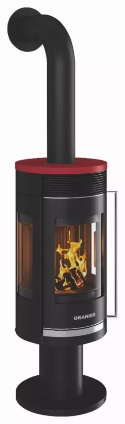 Oranier Rota Twist -Kaminladen Geschaft 5797 89 rota twist abdeckplatte bordeauxrot f jpg