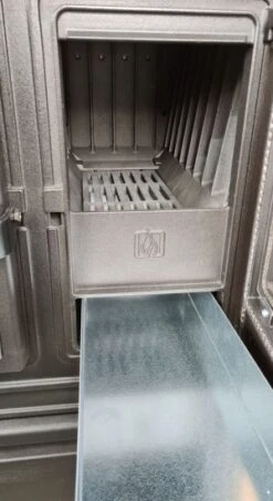 EEK A+ Küchenofen Holzherd Plamen Slavonac N Weiß, Rechte Version - 8 KW Dauerbrandherd -Kaminladen Geschaft Brennraum Plamen Slavonac 33500 5