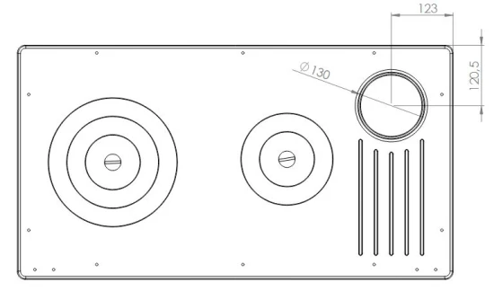 EEK A - Panorama-Holzherd Modell 214-3D BOX Mit 6,42kW - Viel Gusseisen! 8 EEK A - Panorama-Holzherd Modell 214-3D BOX Mit 6,42kW - Viel Gusseisen! – Bild 6