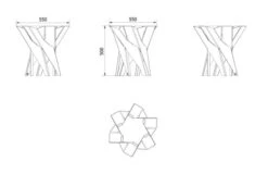 Feuerschale CANASTA Feuerkorb Outdoor Design-Feuerschale Modern -Kaminladen Geschaft Canasta Masse