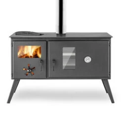 Outdoor-Küchenherd "Traudel" - Holzbackofen, Gartenkamin, Zeltofen, Pizza-Ofen, Brotbackofen -Kaminladen Geschaft Gartenherd Traudel4