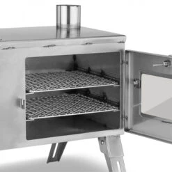 Outdoor-Küchenherd Edelstahl "Kurt" - Holzbackofen, Grill, Gartenkamin, Zeltofen, Pizza-Ofen, Brotbackofen 10 Outdoor-Küchenherd Edelstahl "Kurt" - Holzbackofen, Grill, Gartenkamin, Zeltofen, Pizza-Ofen, Brotbackofen -Kaminladen Geschaft Gartenofen Edelstahl Backfach