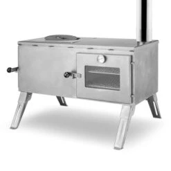 Outdoor-Küchenherd Edelstahl "Kurt" - Holzbackofen, Grill, Gartenkamin, Zeltofen, Pizza-Ofen, Brotbackofen 12 Outdoor-Küchenherd Edelstahl "Kurt" - Holzbackofen, Grill, Gartenkamin, Zeltofen, Pizza-Ofen, Brotbackofen -Kaminladen Geschaft Gartenofen Edelstahl21