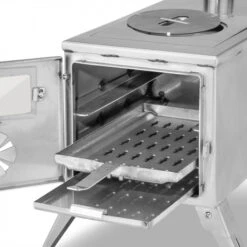 Outdoor-Küchenherd Edelstahl "Kurt" - Holzbackofen, Grill, Gartenkamin, Zeltofen, Pizza-Ofen, Brotbackofen 11 Outdoor-Küchenherd Edelstahl "Kurt" - Holzbackofen, Grill, Gartenkamin, Zeltofen, Pizza-Ofen, Brotbackofen -Kaminladen Geschaft Gartenofen Edelstahl5