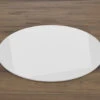 Kreis 90x90cm Glas Weiß - Funkenschutzplatte Kaminbodenplatte Glasplatte Ofenunterlage Kaminplatte -Kaminladen Geschaft Glas weiss Kreis 1