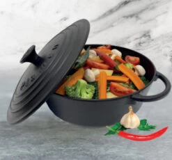 Gusseisen-Kasserolle 8,6 Liter - Ø 300 X 225 Mm Topf Mit Deckel Aus Gusseisen - Dutch Oven