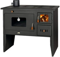 EEK A Küchenofen Holzherd PRITY 2P50 Rohr LINKS Mit XL-Backofen – 16kW + BIMSCHV II