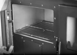 EEK A+ Premium-Holzherd, Beistellherd CS INOX Links (Cerankochfeld + Edelstahlbackfach) -7,7 KW -Kaminladen Geschaft Holzherd Verso CS 1000 links6