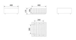 Feuerschale PICADURA Feuerkorb Design-Feuerschale Outdoor -Kaminladen Geschaft Picadura Masse
