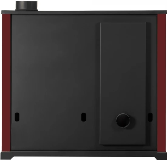EEK A+ Küchenofen Holzherd Practik LUX Bordeaux, Rechte Version - 9,5 KW, Ext. Zuluft - Dauerbrand 7 EEK A+ Küchenofen Holzherd Practik LUX Bordeaux, Rechte Version - 9,5 KW, Ext. Zuluft - Dauerbrand – Bild 6