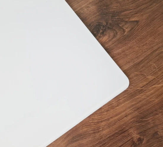 Rechteck 100x50cm Abgerundet Glas Weiß - Funkenschutzplatte Kaminbodenplatte Glasplatte 5 Rechteck 100x50cm Abgerundet Glas Weiß - Funkenschutzplatte Kaminbodenplatte Glasplatte – Bild 3