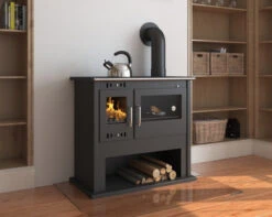 EEK A Küchenofen Holzherd Victoria VIKI LUX Schwarz - 10,5kW -Kaminladen Geschaft cooker viki lux2 800 32801 3