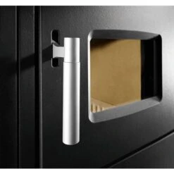 Buderus Heizeinsatz Logaflame HLS117 -Kaminladen Geschaft griff detail.pjpeg