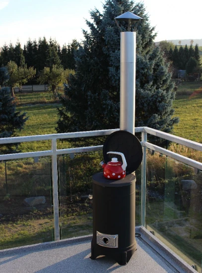 „Gustav" Gartenkamin Eintopfofen Garten-Kaminofen Allesbrenner - Holz*Kohle*Sägespäne*Pellets 6 „Gustav" Gartenkamin Eintopfofen Garten-Kaminofen Allesbrenner - Holz*Kohle*Sägespäne*Pellets – Bild 4