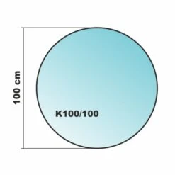 Kreis *Frosty* 100x100cm - Funkenschutzplatte Milchglas Kaminbodenplatte Glasplatte 8 Kreis *Frosty* 100x100cm - Funkenschutzplatte Milchglas Kaminbodenplatte Glasplatte -Kaminladen Geschaft k100 100 31323 1