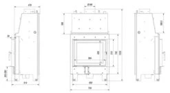 *EEK A - Wasserführender Kamineinsatz Kratki MBZ 13 PW - 13 KW -Kaminladen Geschaft kratkimbz13pwma e 31509 5