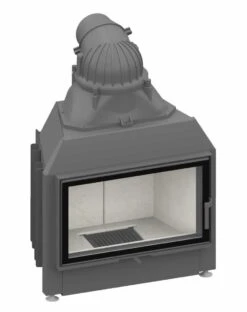 Schmid Kamineinsatz Lina 7357 S, Türhöhe 57 Cm, Schwenkbar