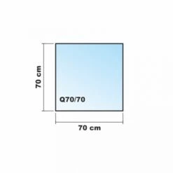 Saisonplatte Quadrat 70x70cm Glas Weiß - Kamin-Vorlegeplatte Funkenschutzplatte Kaminbodenplatte Glasplatte -Kaminladen Geschaft q70 70 31189 1 32085 1 32833 1