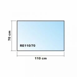 Saisonplatte Rechteck 110x70cm Glas Weiß - Kamin-Vorlegeplatte Funkenschutzplatte Kaminbodenplatte Glasplatte -Kaminladen Geschaft re110 70 31195 1 32095 1 32842 1