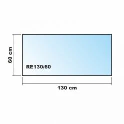Saisonplatte Rechteck 130x60cm Glas Weiß - Kamin-Vorlegeplatte Funkenschutzplatte Kaminbodenplatte Glasplatte -Kaminladen Geschaft re130 60 31218 1 32104 1 32851 1
