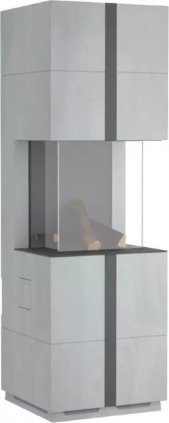 Gas Kaminbausatz Speicher-Kamin Camina S16 G 9 Gas Kaminbausatz Speicher-Kamin Camina S16 G -Kaminladen Geschaft s16 g ekko g u 45 speicherbeton unterbauteil h310 wandanschluss 0169 kopie jpg