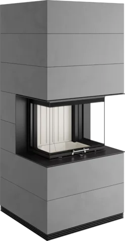 Spartherm Kaminbausatz SIM Arte 3RL-60h Kompakt-Kamin -Kaminladen Geschaft sim arte 3rl 60h 2 3 feinbeton gespachtelt png