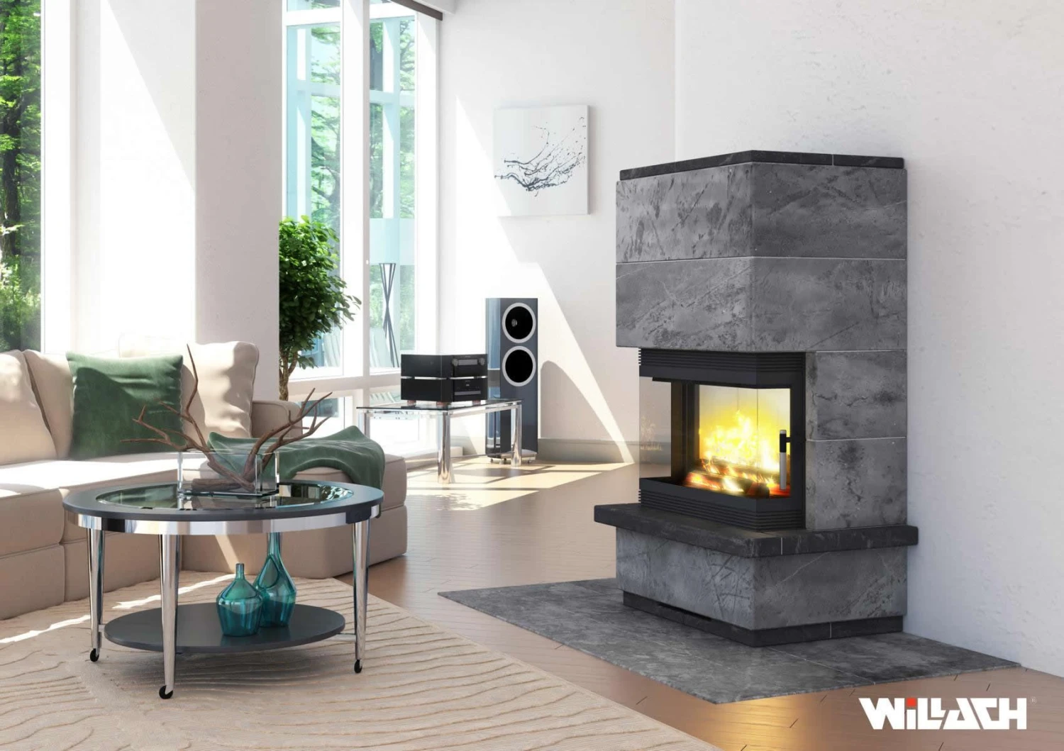 Willach Kaminbausatz Wega Speckstein Speicherkamin 3 Willach Kaminbausatz Wega Speckstein Speicherkamin